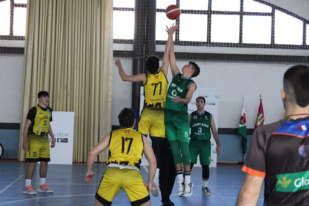arranquesemifinalbaloncestocriptanavsbasketcervantes