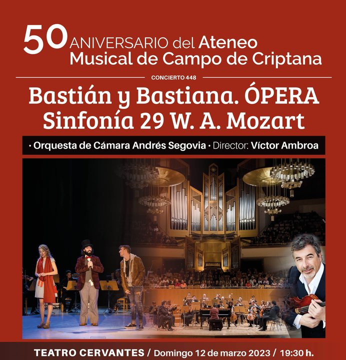 cartel 448 - Ateneo Musical. Ópera. 12-3-23