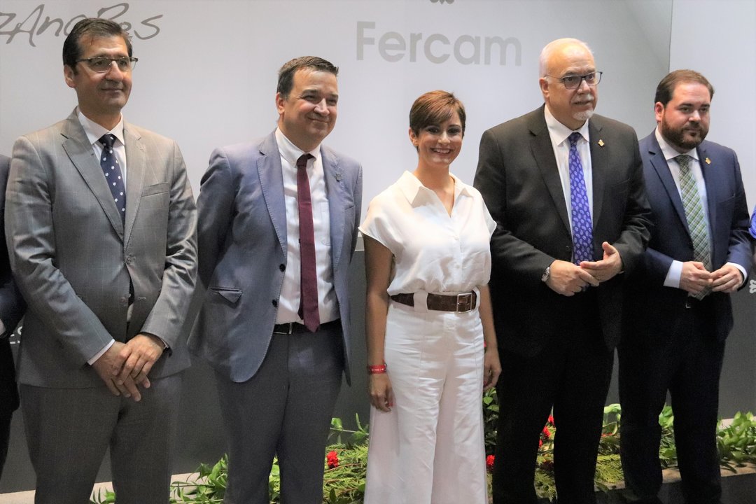 Autoridades en la inauguración de Fercam 2023