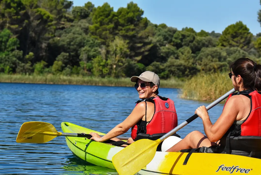 Isabel Rodriguez en kayak