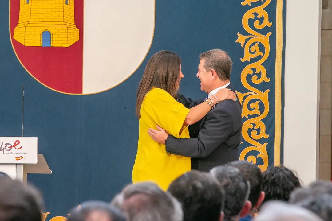 Toledo, 11 de julio de 2023.- El presidente de Castilla-La Mancha, Emiliano Garc&iacute;a-Page, preside acto de toma de posesi&oacute;n de los consejeros del nuevo ejecutivo auton&oacute;mico. (Fotos: A. P&eacute;rez Herrera // JCCM)