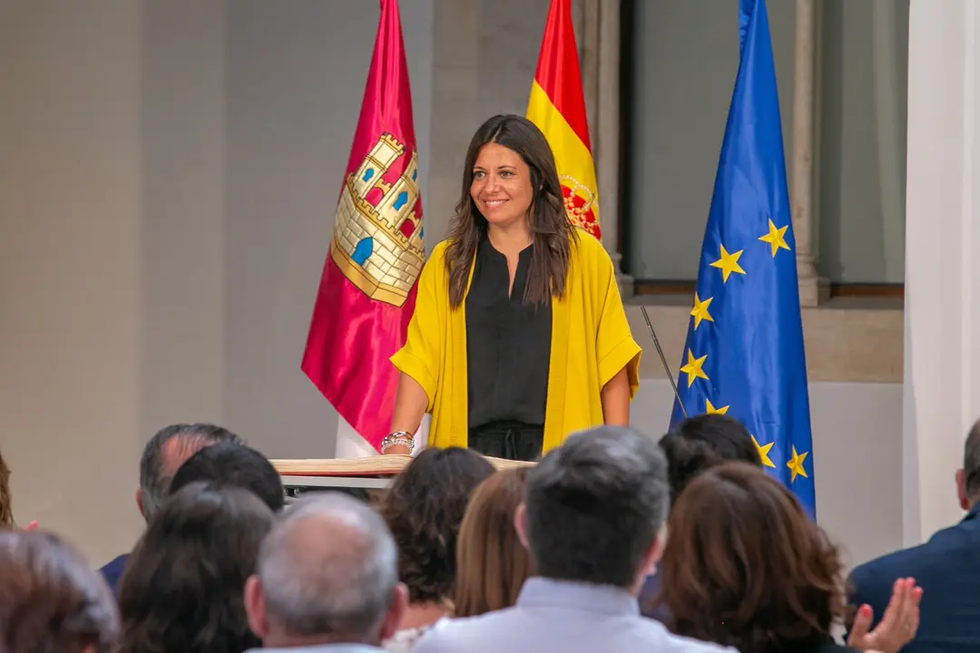 Toledo, 11 de julio de 2023.- El presidente de Castilla-La Mancha, Emiliano Garc&iacute;a-Page, preside acto de toma de posesi&oacute;n de los consejeros del nuevo ejecutivo auton&oacute;mico. (Fotos: A. P&eacute;rez Herrera // JCCM)