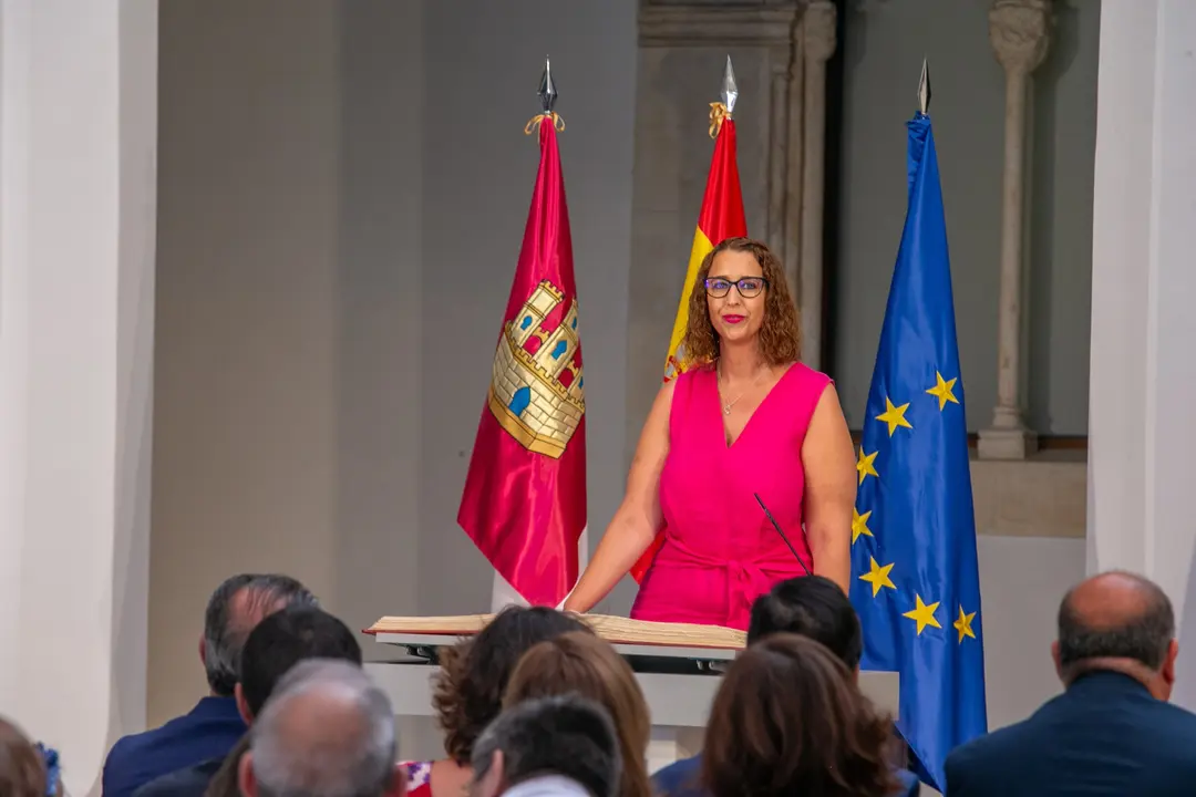 Toledo, 11 de julio de 2023.- El presidente de Castilla-La Mancha, Emiliano Garc&iacute;a-Page, preside acto de toma de posesi&oacute;n de los consejeros del nuevo ejecutivo auton&oacute;mico. (Fotos: A. P&eacute;rez Herrera // JCCM)