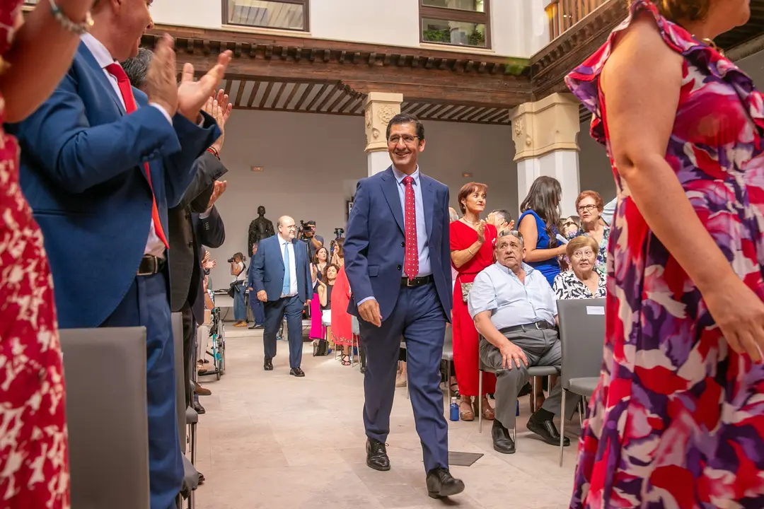 Toledo, 11 de julio de 2023.- El presidente de Castilla-La Mancha, Emiliano Garc&iacute;a-Page, preside acto de toma de posesi&oacute;n de los consejeros del nuevo ejecutivo auton&oacute;mico. (Fotos: A. P&eacute;rez Herrera // JCCM)