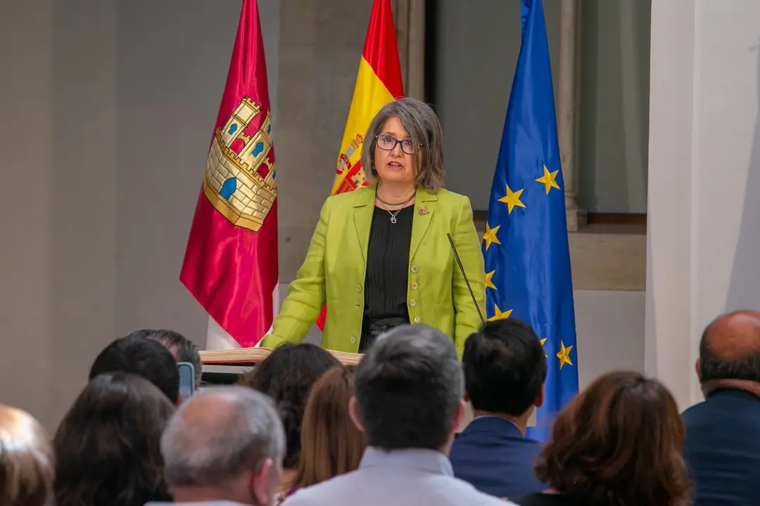 Toledo, 11 de julio de 2023.- El presidente de Castilla-La Mancha, Emiliano Garc&iacute;a-Page, preside acto de toma de posesi&oacute;n de los consejeros del nuevo ejecutivo auton&oacute;mico. (Fotos: A. P&eacute;rez Herrera // JCCM)