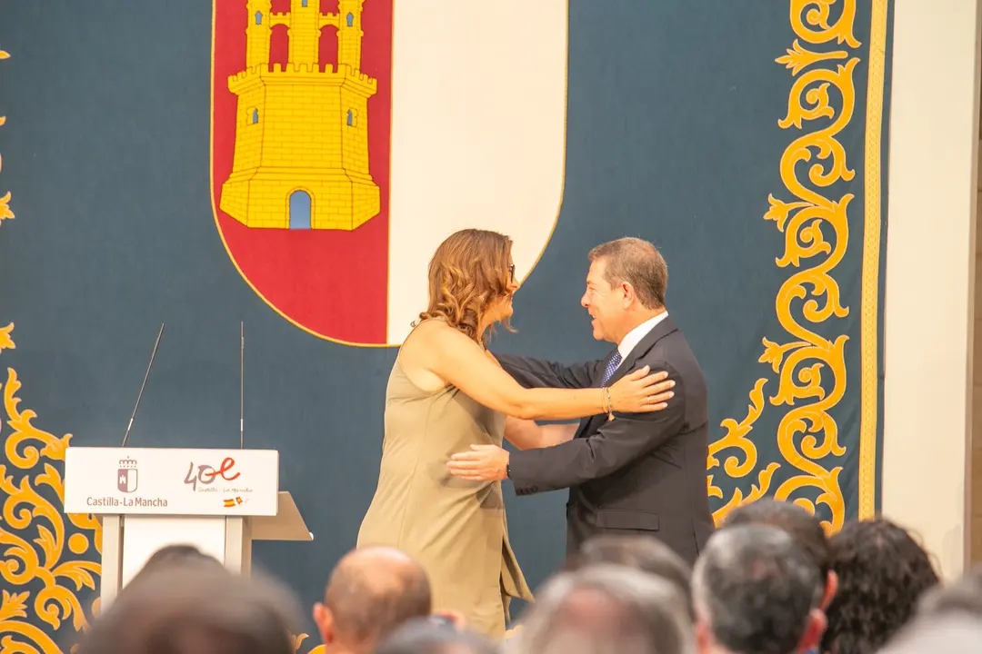 Toledo, 11 de julio de 2023.- El presidente de Castilla-La Mancha, Emiliano Garc&iacute;a-Page, preside acto de toma de posesi&oacute;n de los consejeros del nuevo ejecutivo auton&oacute;mico. (Fotos: A. P&eacute;rez Herrera // JCCM)