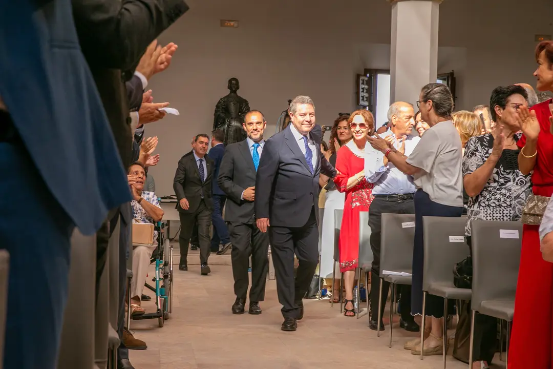Toledo, 11 de julio de 2023.- El presidente de Castilla-La Mancha, Emiliano Garc&iacute;a-Page, preside acto de toma de posesi&oacute;n de los consejeros del nuevo ejecutivo auton&oacute;mico. (Fotos: A. P&eacute;rez Herrera // JCCM)