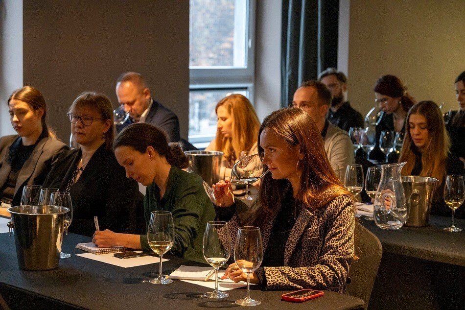 Asistentes al seminario realizado con vinos DO La Mancha en Polonia