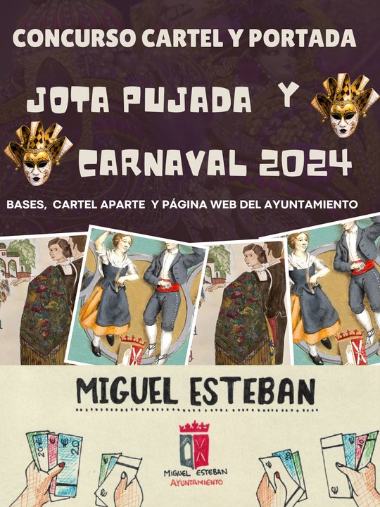 Cartel consurso portada Carnaval Miguel Esteban