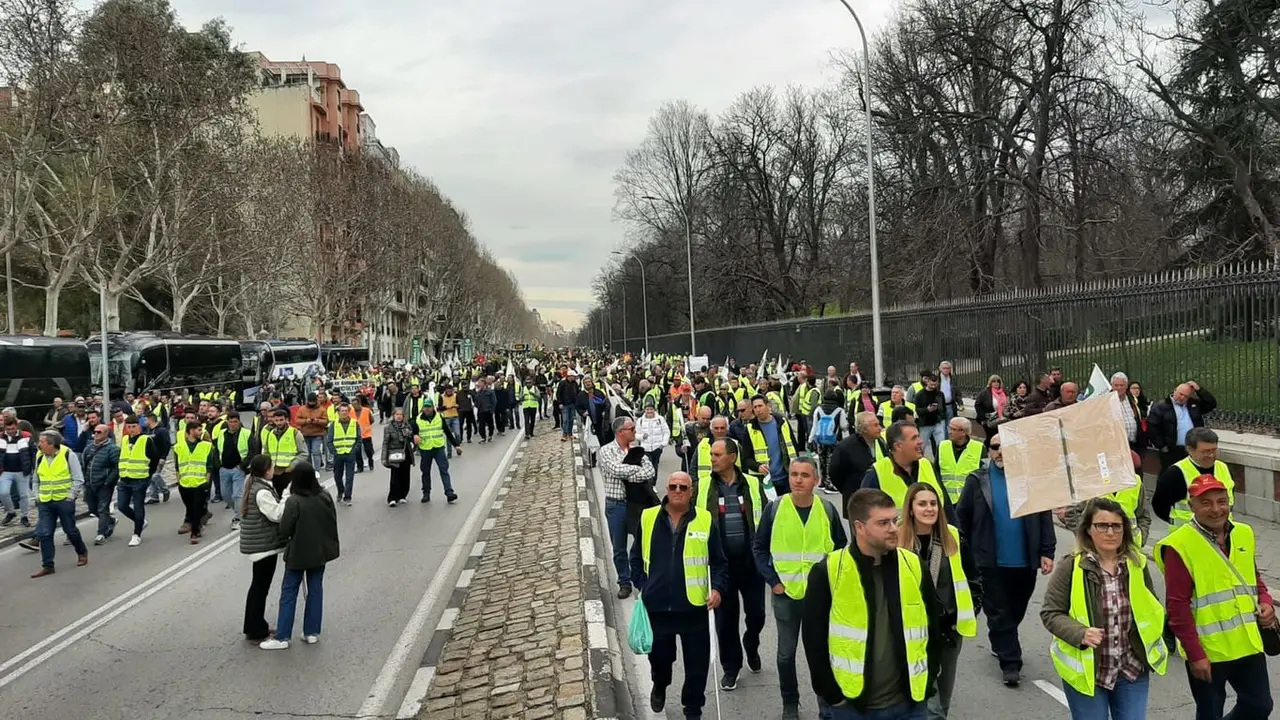 agricultores migueletes en Madrid 2