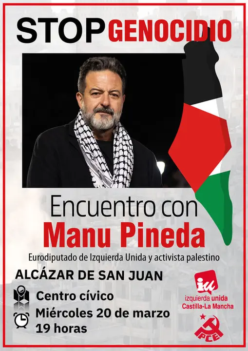 CARTEL ACTO MANU PINEDA
