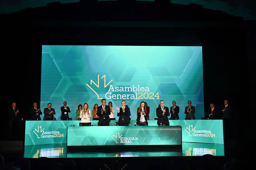 20240426 FOTO CONSEJO RECTOR EUROCAJA RURAL DURANTE LA ASAMBLEA