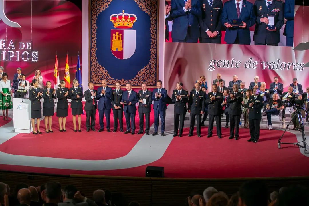 Toledo, 31 de mayo de 2024.- El jefe del Ejecutivo auton&oacute;mico, Emiliano Garc&iacute;a-Page, preside el acto institucional del D&iacute;a de Castilla-La Mancha que se celebra en el Palacio de Congresos &acute;El Greco&acute;. (Fotos:  A. P&eacute;rez Herrera //  JCCM)