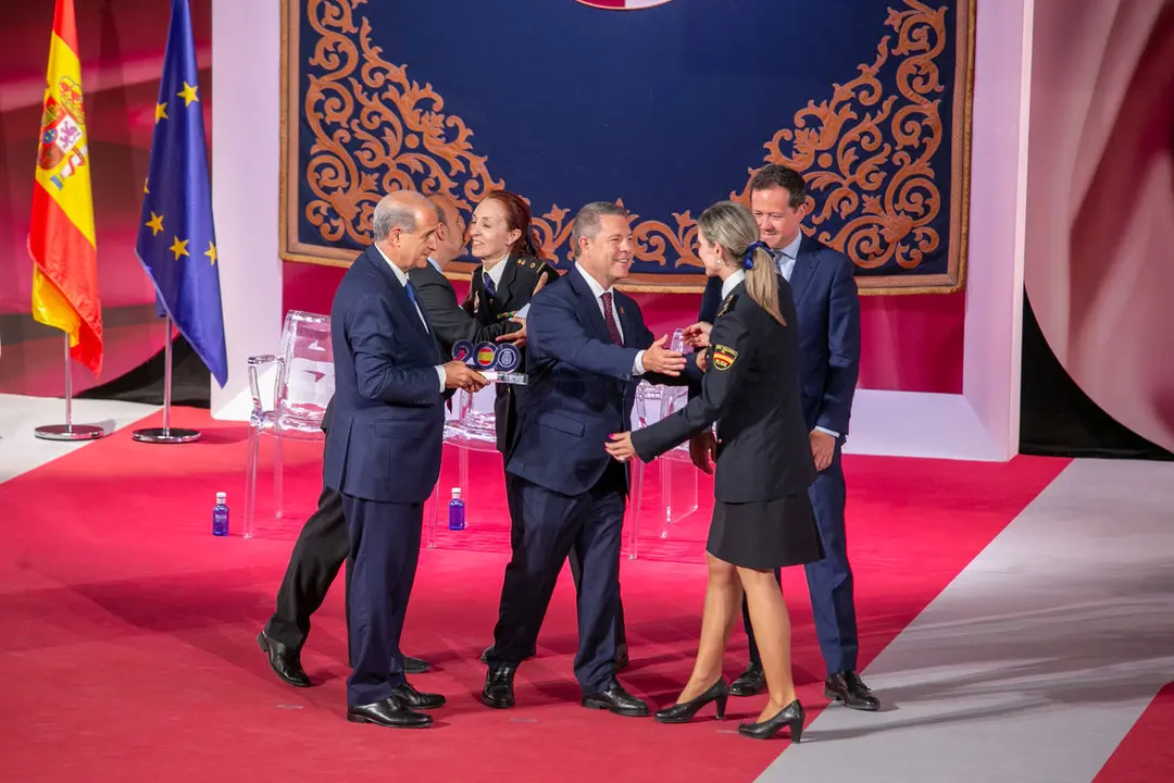 Toledo, 31 de mayo de 2024.- El jefe del Ejecutivo auton&oacute;mico, Emiliano Garc&iacute;a-Page, preside el acto institucional del D&iacute;a de Castilla-La Mancha que se celebra en el Palacio de Congresos &acute;El Greco&acute;. (Fotos:  A. P&eacute;rez Herrera //  JCCM)