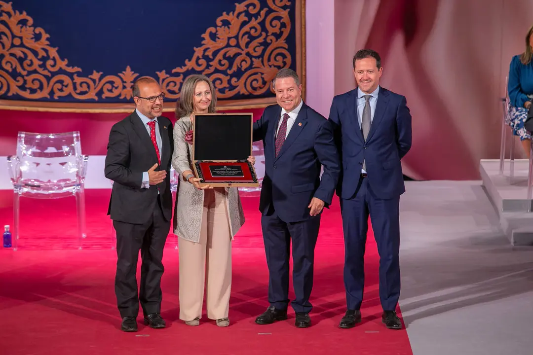Toledo, 31 de mayo de 2024.- El jefe del Ejecutivo auton&oacute;mico, Emiliano Garc&iacute;a-Page, preside el acto institucional del D&iacute;a de Castilla-La Mancha que se celebra en el Palacio de Congresos &acute;El Greco&acute;. (Fotos:  A. P&eacute;rez Herrera //  JCCM)