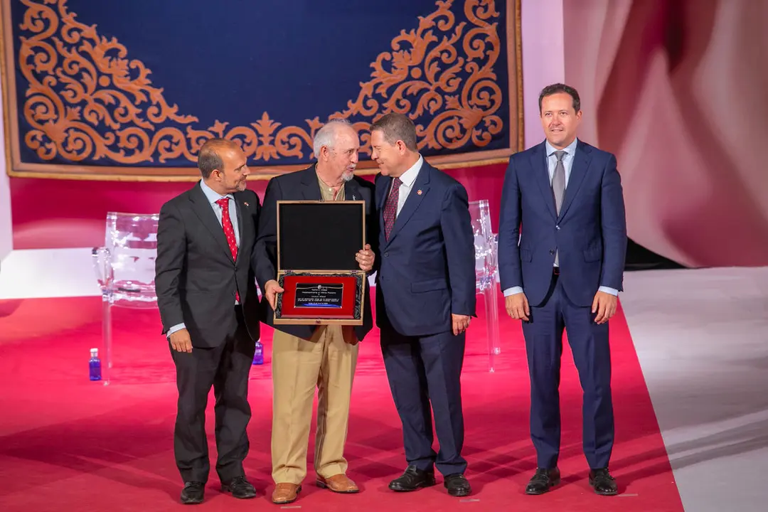 Toledo, 31 de mayo de 2024.- El jefe del Ejecutivo auton&oacute;mico, Emiliano Garc&iacute;a-Page, preside el acto institucional del D&iacute;a de Castilla-La Mancha que se celebra en el Palacio de Congresos &acute;El Greco&acute;. (Fotos:  A. P&eacute;rez Herrera //  JCCM)