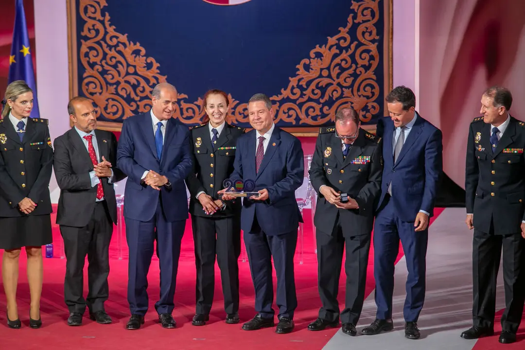 Toledo, 31 de mayo de 2024.- El jefe del Ejecutivo auton&oacute;mico, Emiliano Garc&iacute;a-Page, preside el acto institucional del D&iacute;a de Castilla-La Mancha que se celebra en el Palacio de Congresos &acute;El Greco&acute;. (Fotos:  A. P&eacute;rez Herrera //  JCCM)