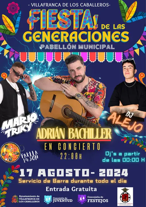 carte&acute;fiesta de las generaciones