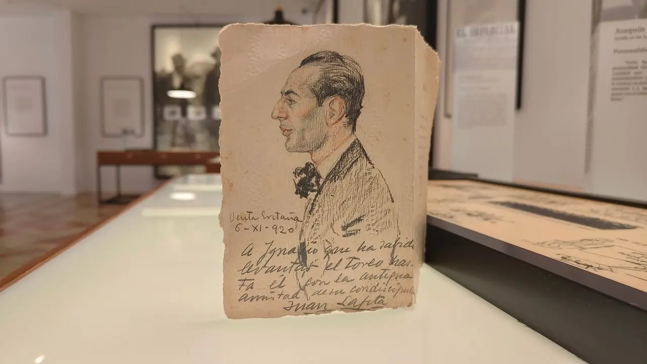 Dibujo de Ignacio S&aacute;nchez Mej&iacute;as expuesto en su Archivo-Museo
