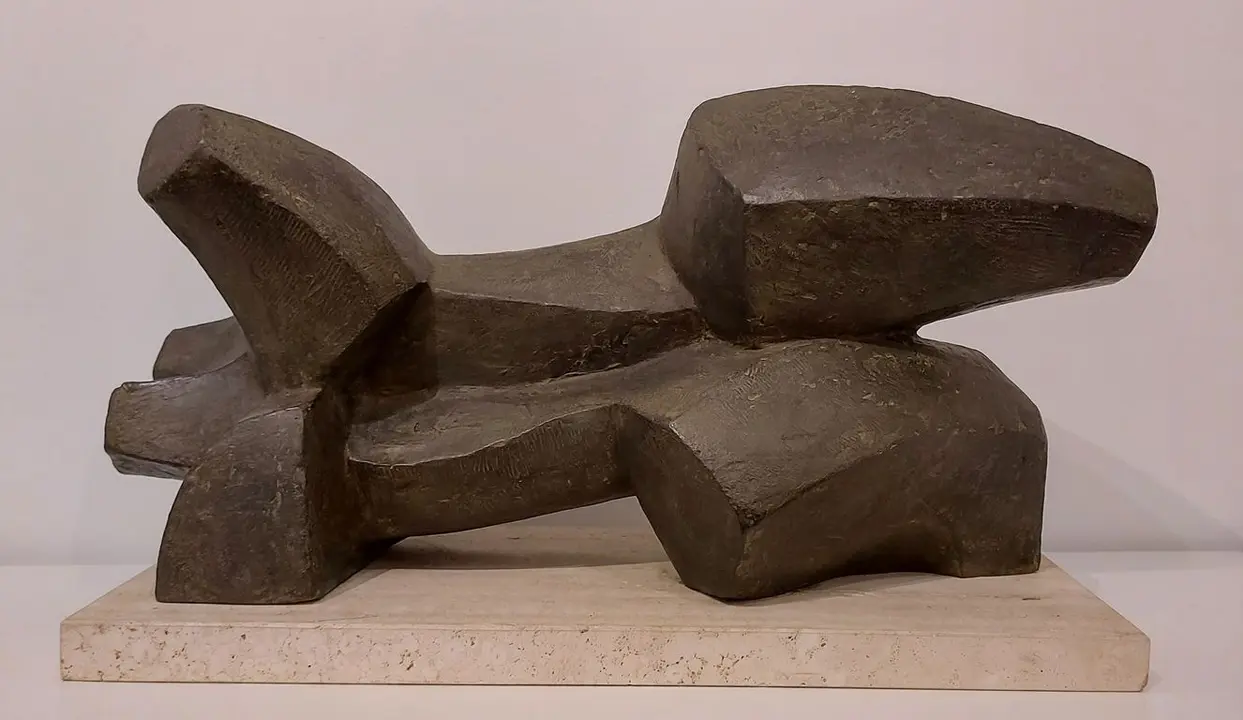 GARC&Iacute;A DONAIRE JOAQU&Iacute;N - TORSO TUMBADO - 28X58X19 - BRONCE