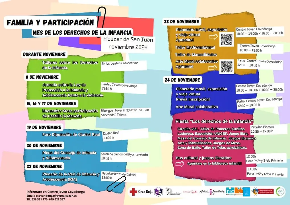 Cartel Mes Derechos Infancia