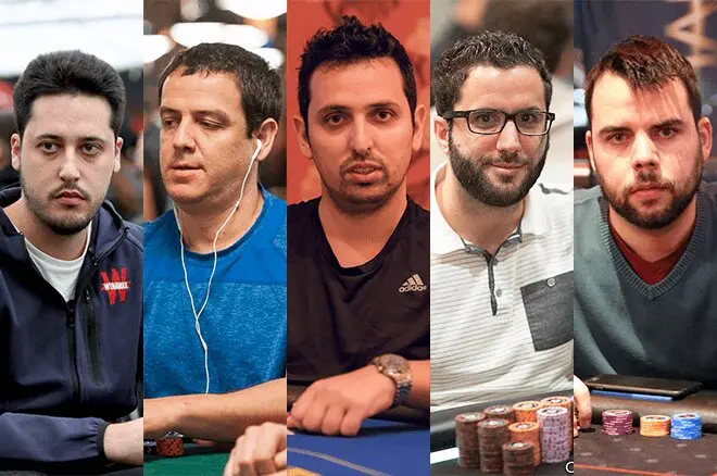 Cinco Jugadores de P&oacute;ker Espa&ntilde;oles