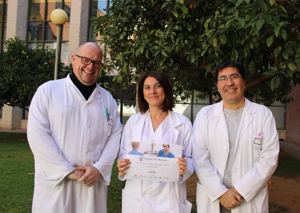 F1 Virginia Soto, Javier Castellanos (i) y Pedro Cebri&aacute;n