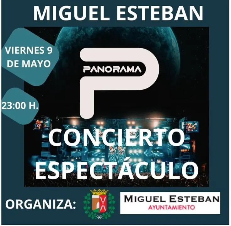 CARTEL ORQUESTA PANORAMA MIGUEL ESTEBAN