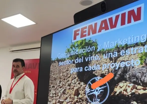 Javier Ramón durante una actividad  en FENAVIN