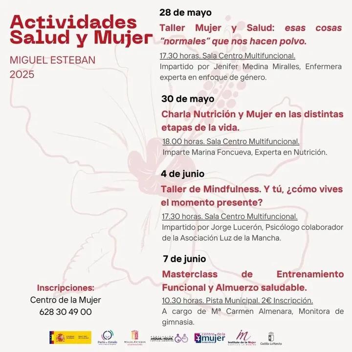 PROGRAMA SEMANA SALUD MUJER MIGUEL ESTEBAN