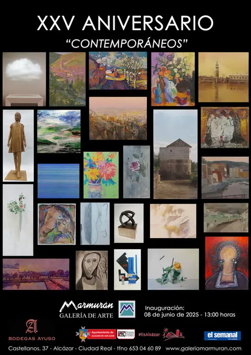 Cartel XXV ANIVERSARIO CONTEMPOR&Aacute;NEOS