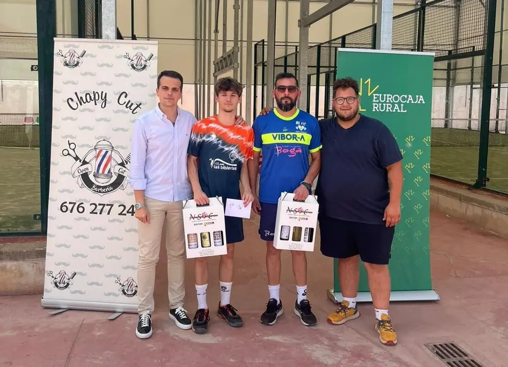 GANADORES 1A CATEGOR&Iacute;A TORNEO PADEL