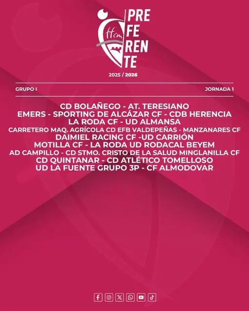 1&ordf; jornada de liga