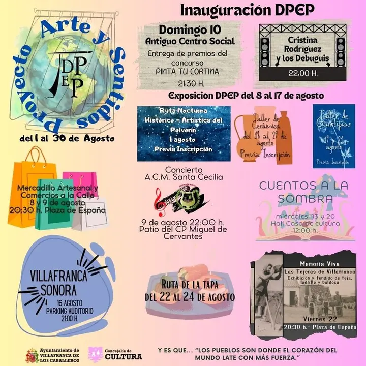cartel actividades dpep villafranca