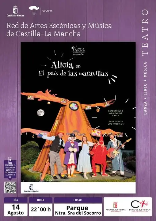TEATRO ALICIA EN EL PA&Iacute;S DE LAS MARAVILLAS MIGUEL ESTEBAN