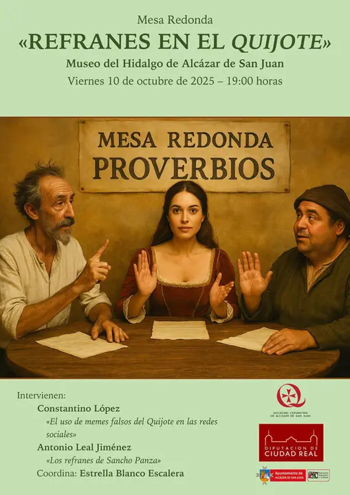 CARTEL MESA REDONDA REFRANES 1