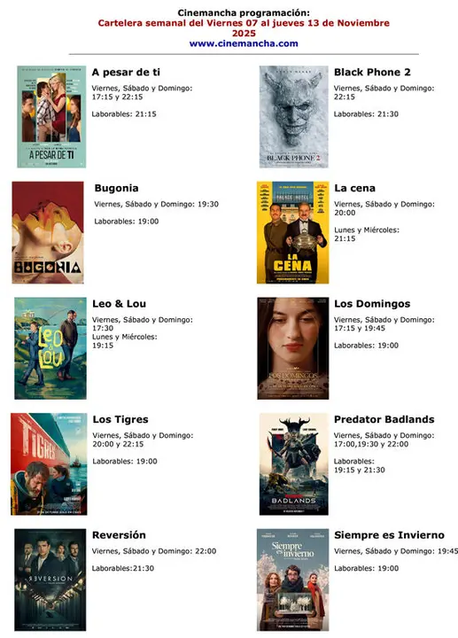 cartelera_07 al 13 noviembre