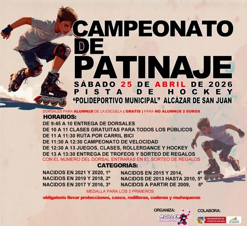 cartel patinaje