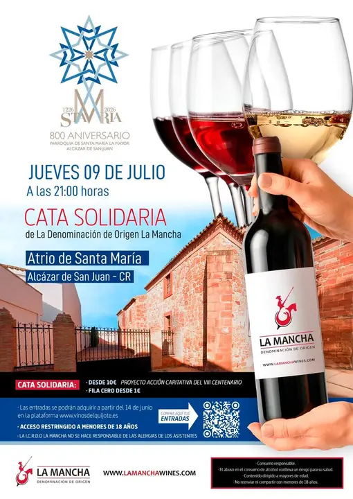 Cartel Cata Solidaria VIII Centenario Santa Mar&iacute;a