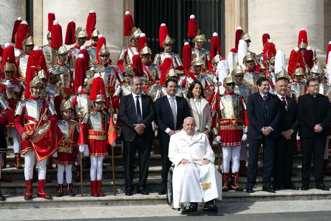 Ruta Pasi&oacute;n Calatrava 01 audiencia Papal