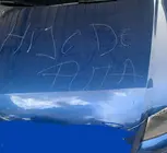 Veh&iacute;culo trabajadora centro salud Villaca&ntilde;as