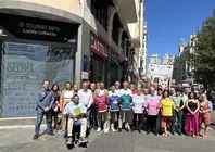 Vuelta ciclista, foto grupo