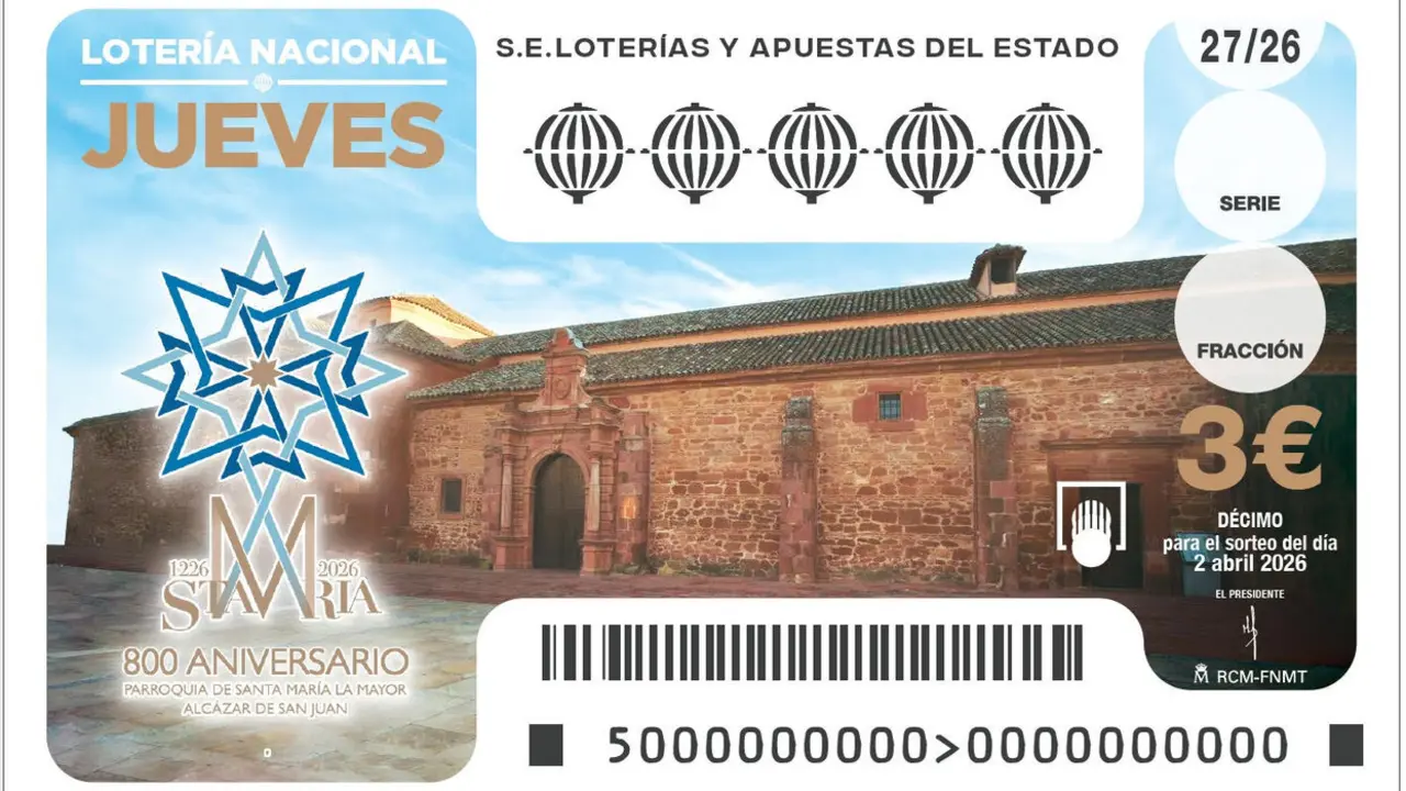 D&eacute;cimo de loter&iacute;a