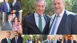 20230711 FOTOGRAF&Iacute;A PRESIDENTE EUROCAJA RURAL Y MOSAICOS CONSEJEROS JCCM