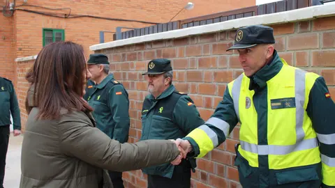 Visita al cuartel de la Guardia Civil