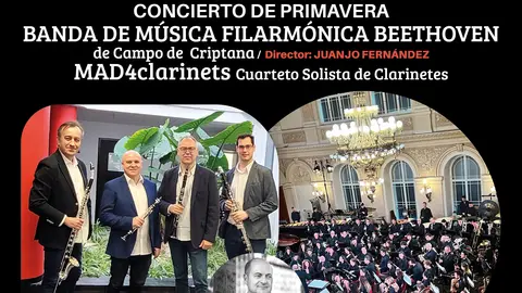 Cartel Ateneo 450 Filarmonica Beethoven-MAD4clarinets