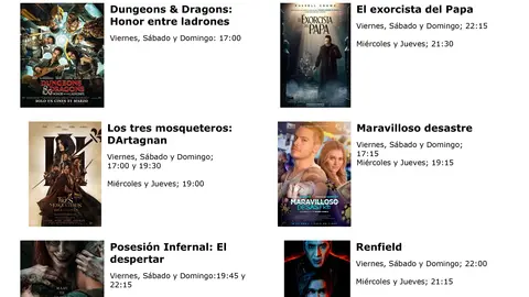 cartelera de cinemancha del viernes 21 al jueves 27 de abril