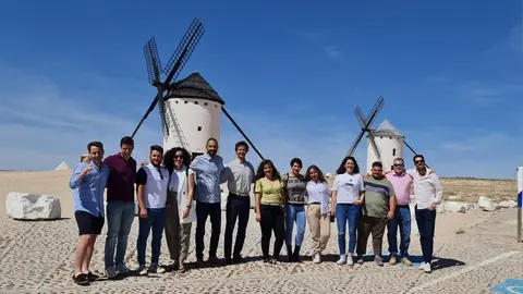 Miembros de la Comisi&oacute;n de J&oacute;venes Cooperativistas tras la &uacute;ltima reuni&oacute;n celebrada en Campo de Criptana