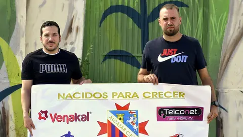 Cuerpo t&eacute;cnico &Aacute;lvaro Mart&iacute;nez y Pablo Villajos