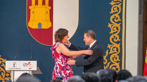 Toledo, 11 de julio de 2023.- El presidente de Castilla-La Mancha, Emiliano Garc&iacute;a-Page, preside acto de toma de posesi&oacute;n de los consejeros del nuevo ejecutivo auton&oacute;mico. (Fotos: A. P&eacute;rez Herrera // JCCM)